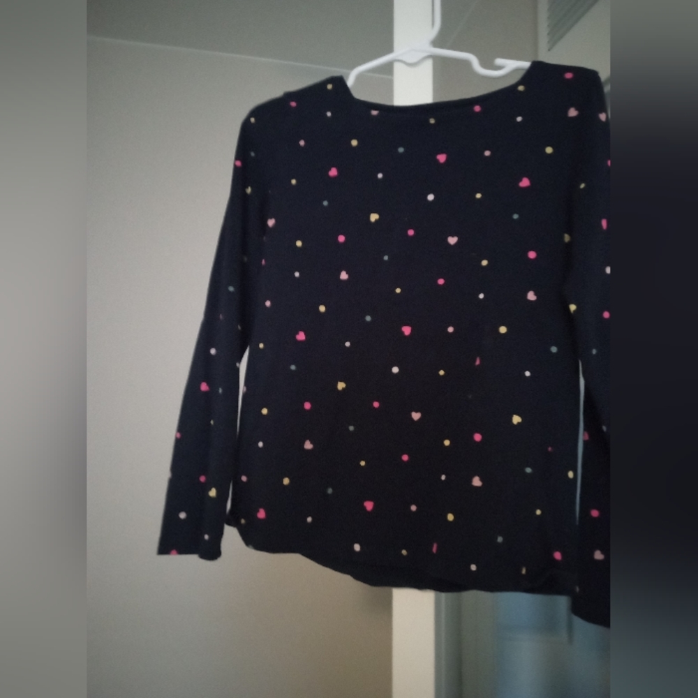 Multicolor heart long sleeve